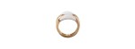 Anello D.Lace in Oro Rosa e Ceramica Bianca [9fb659ee]