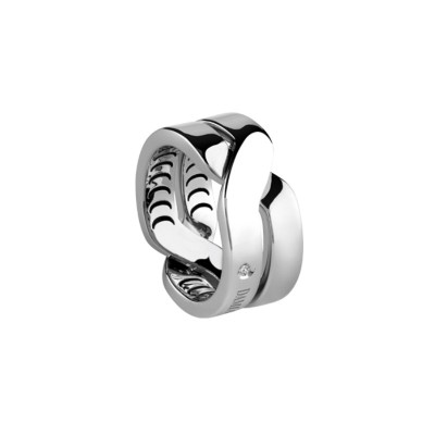 Anello Abbraccio in Oro Bianco [0464c2b2]