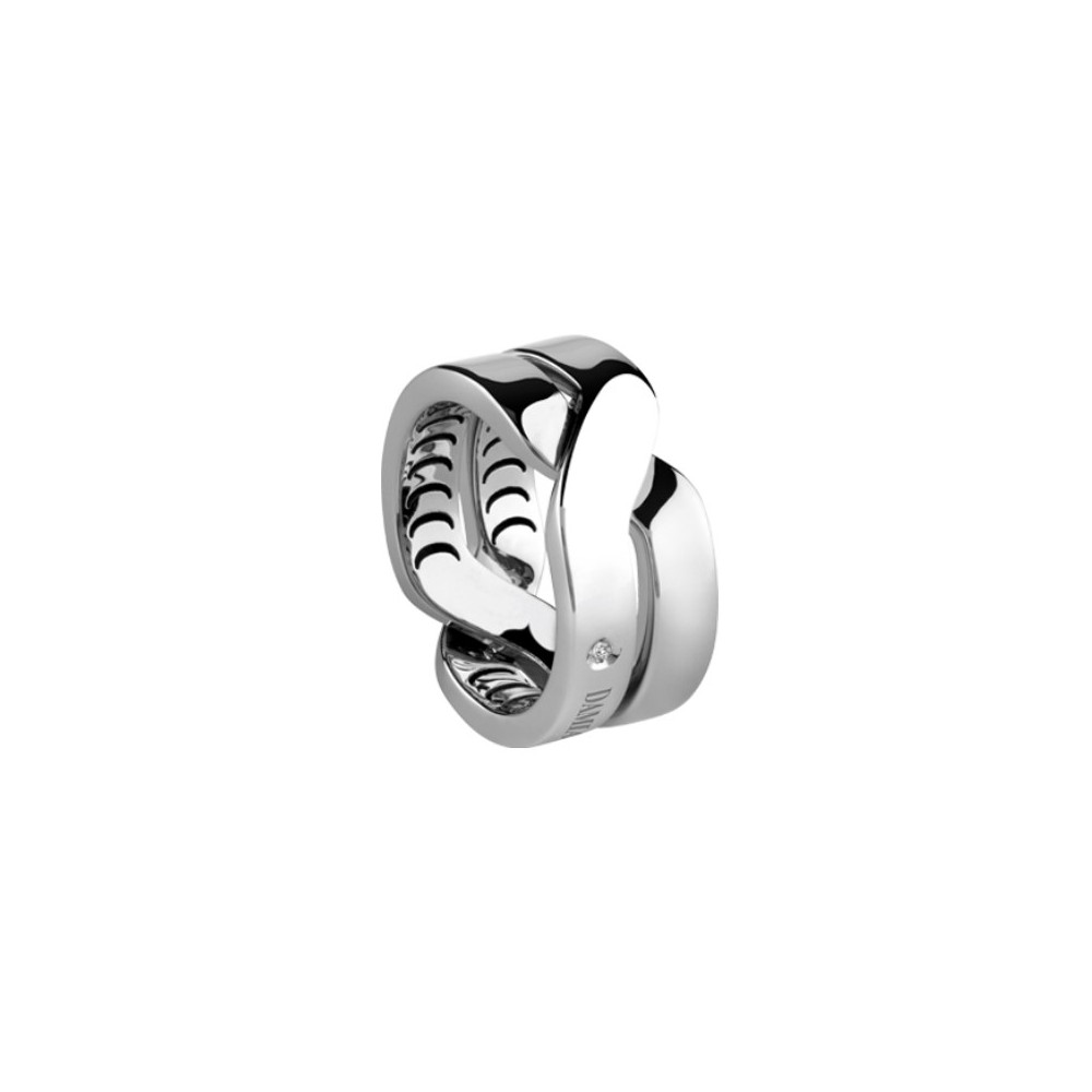 Anello Abbraccio in Oro Bianco [0464c2b2]