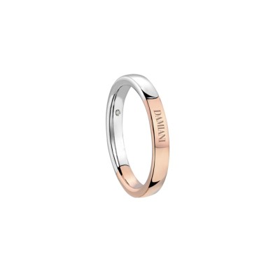Anello Incontro in Oro Rosa e Oro Bianco [5461a6c5]