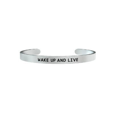 Bracciale Wake Up And Live [a0c4bdef]