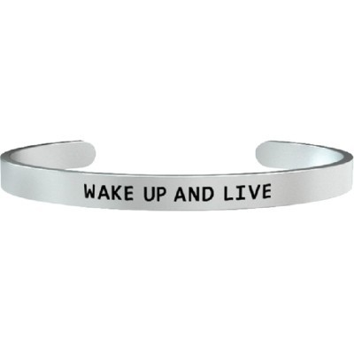 Bracciale Wake Up And Live [a0c4bdef]