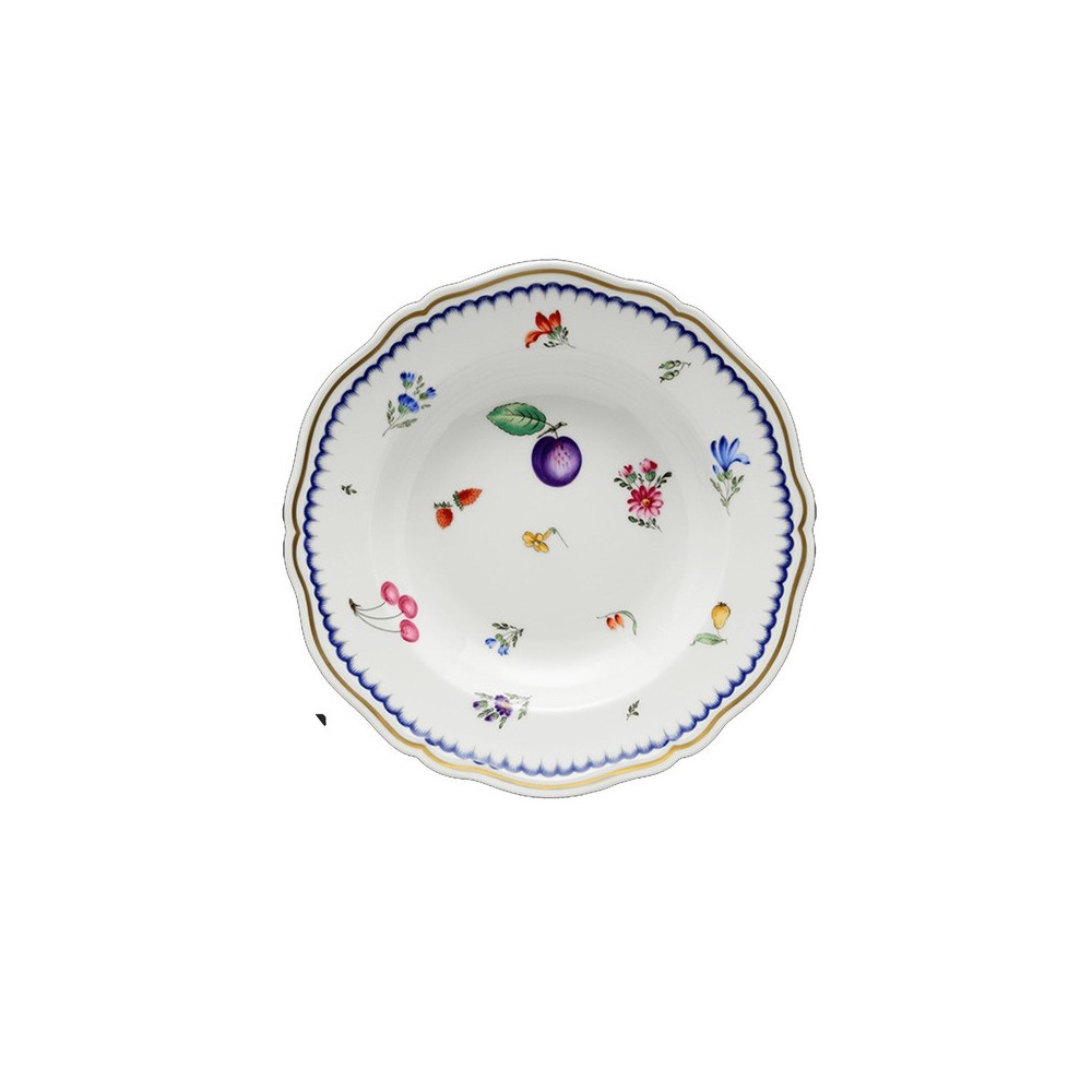 Piatto fondo cm 24 Antico Doccia Italian Fruit [2aeed0a7]