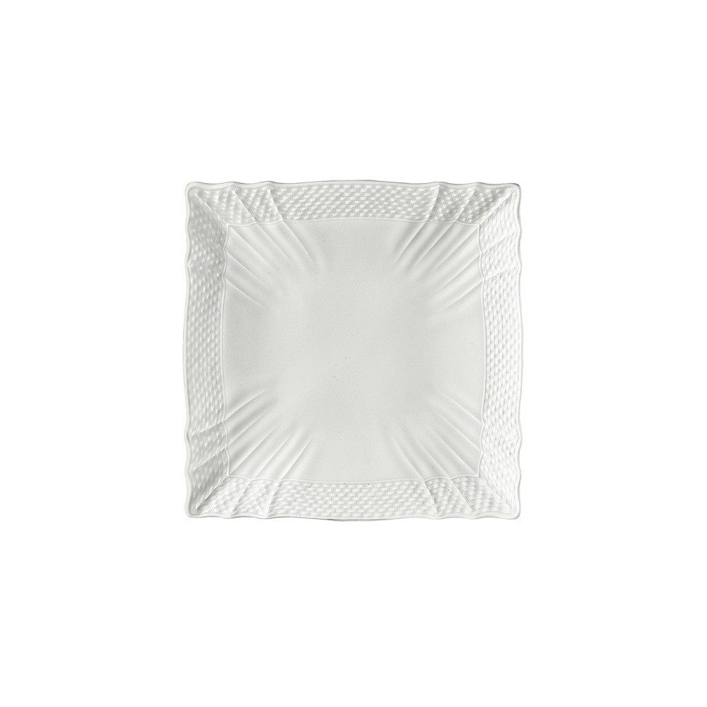 Piatto quadrato cm 21x21 forma Vecchio Ginori [abf96901]