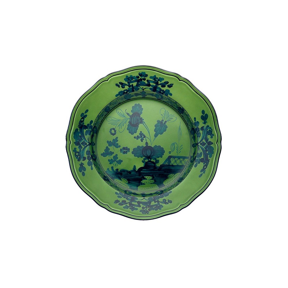 Piatto piano dessert cm 21 A.Doccia Malachite [bbc9bfc9]