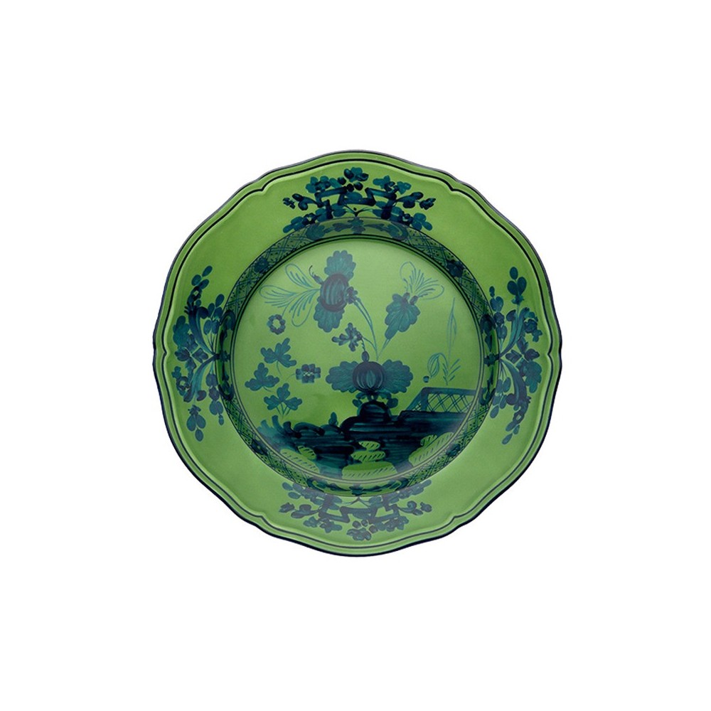Piatto piano cm 26,5 forma A.Doccia Malachite [974d6813]