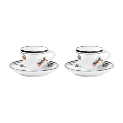 Set caffè per 2 Arcadia bianco [12b28bf0]