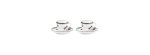 Set caffè per 2 Arcadia bianco [12b28bf0]