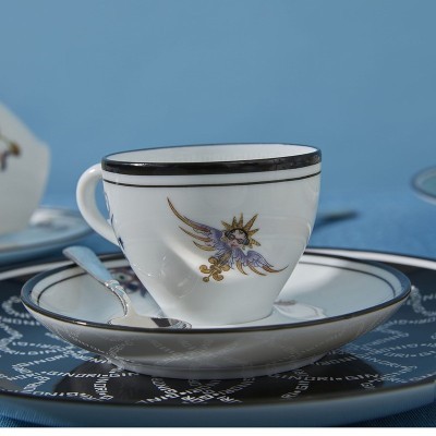Set caffè per 2 Arcadia bianco [12b28bf0]
