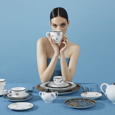 Set tazze da tè per 2 Arcadia bianco [c68a4d52]