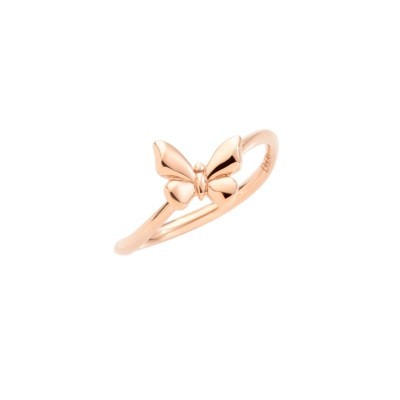 Anello Farfalla oro rosa 9Kt [1445491d]