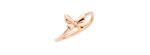 Anello Farfalla oro rosa 9Kt [cd630a10]