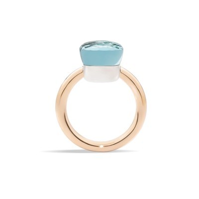 Anello Nudo Classic Topazio azzurro [0c24b59c]