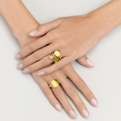 Anello Nudo Classic Quarzo Lemon [253e554d]