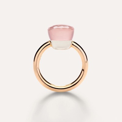 Anello Nudo Classic Quarzo rosa [7f79c95a]