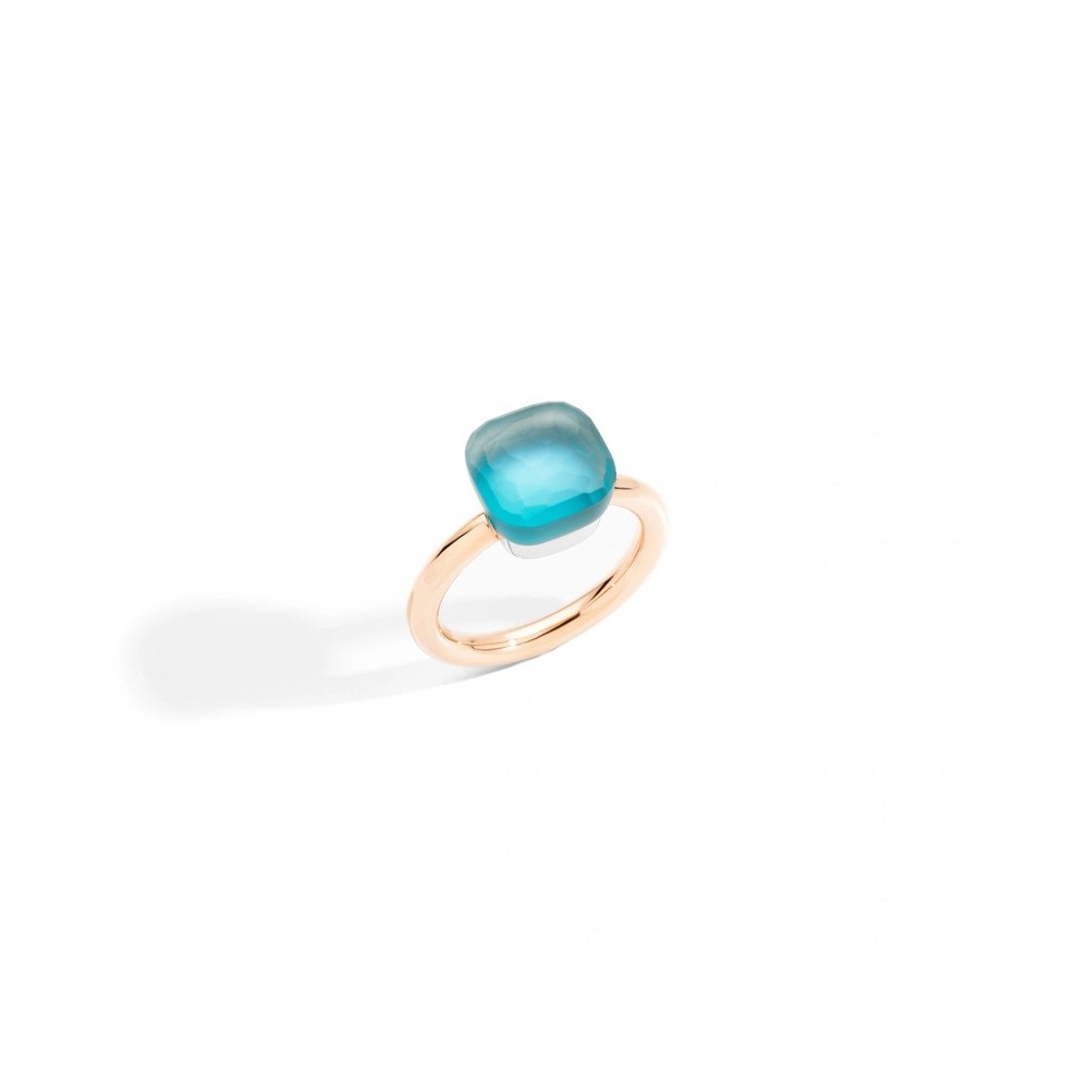 Anello Nudo Gelè Topazio Azzurro [0ac8020b]