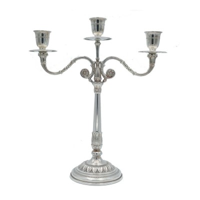 Candelabro 3 fiamme Stile Quadretto [70200d7d]