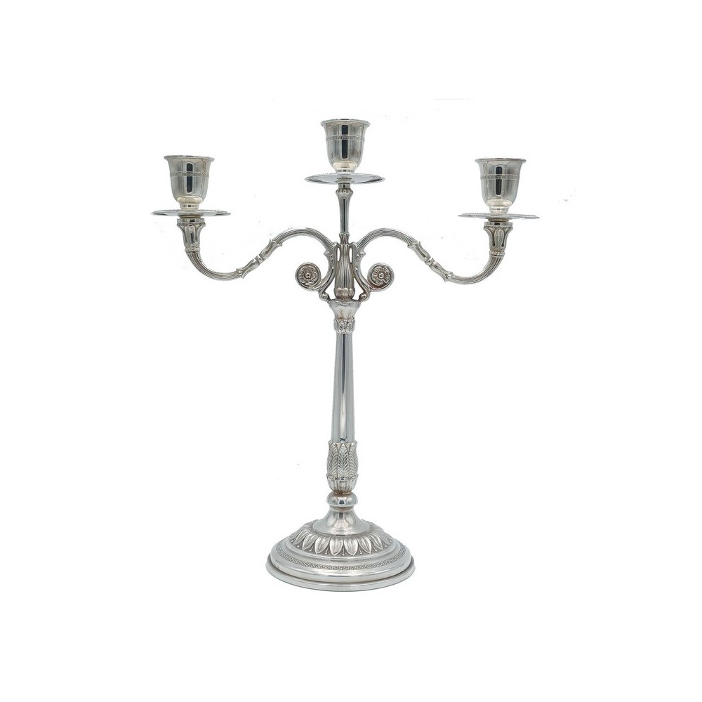 Candelabro 3 fiamme Stile Quadretto [70200d7d]