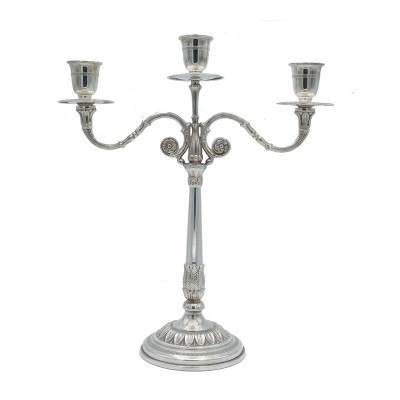 Candelabro 3 fiamme Stile Quadretto [70200d7d]
