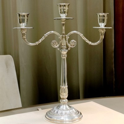 Candelabro 3 fiamme Stile Quadretto [a9064e70]