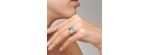 Anello Nudo Maxi Topazio Azzurro [8c2791ba]