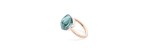 Anello Nudo Maxi Topazio Azzurro [3e6a17a0]