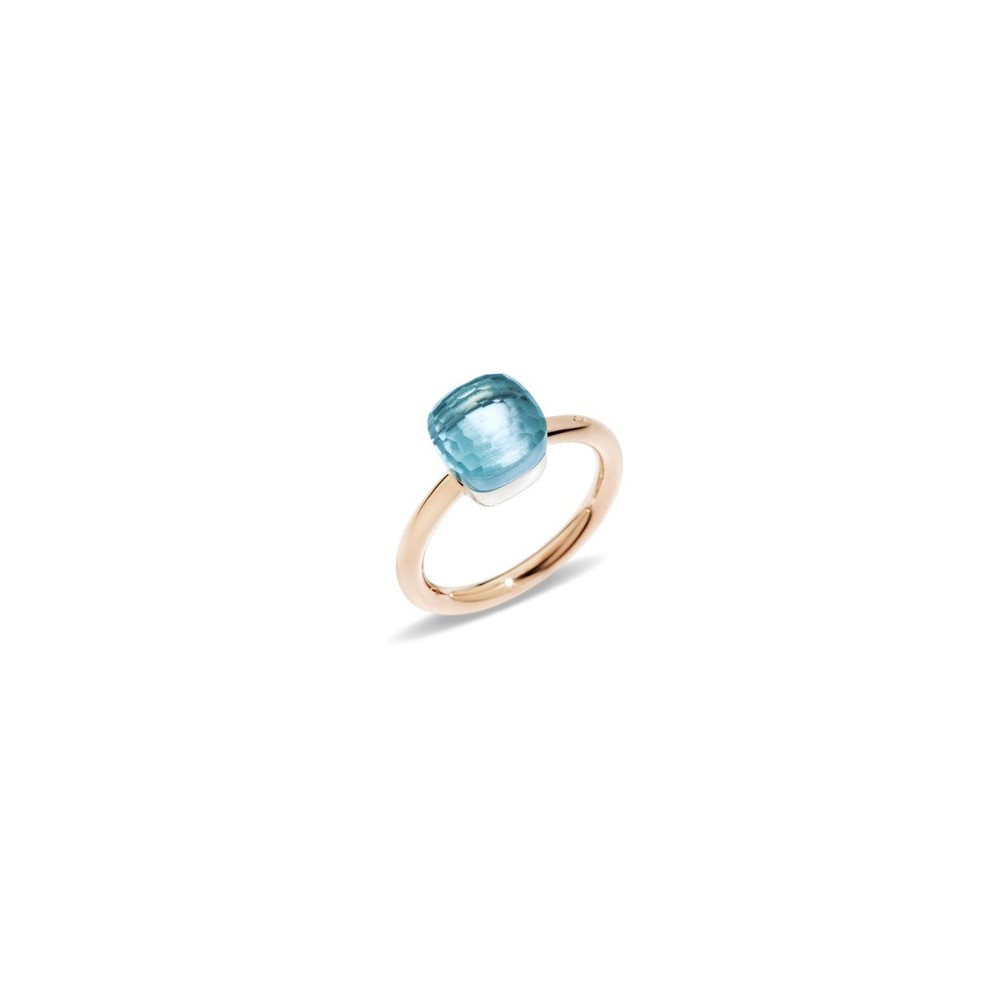 Anello Nudo Petit Topazio Azzurro [4a5fb10e]