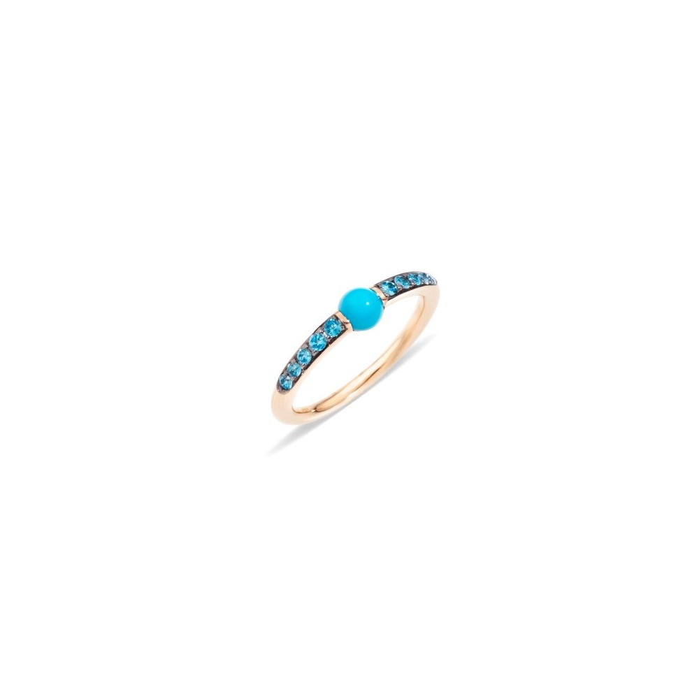 Anello M'Ama Non M'Ama Turchese e Zirconi [a0eb6d34]