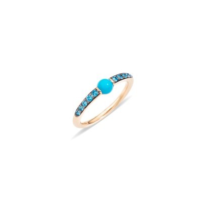 Anello M'Ama Non M'Ama Turchese e Zirconi [a0eb6d34]