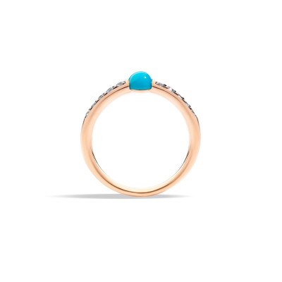 Anello M'Ama Non M'Ama Turchese e Zirconi [79cd2e39]