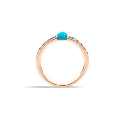 Anello M'Ama Non M'Ama Turchese e Zirconi [79cd2e39]