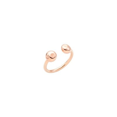 Anello aperto Pepita in oro rosa 9K. [ff8eb66c]