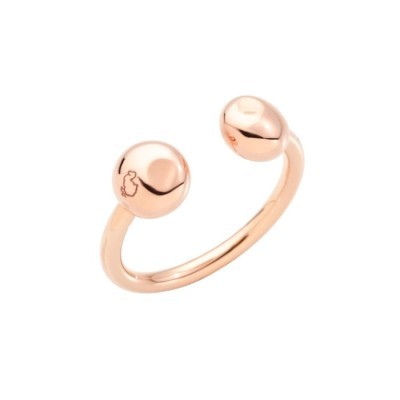 Anello aperto Pepita in oro rosa 9K. [26a8f561]