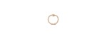 Anello Mini Granelli oro rosa 9K e argento [8e9ef978]
