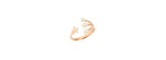 Anello Stellina oro rosa 9k Perle di Cristallo [5af6f388]