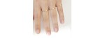 Anello Regolabile con Lettera - C [7691929d]