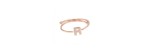 Anello Regolabile con Lettera -R [efce4288]