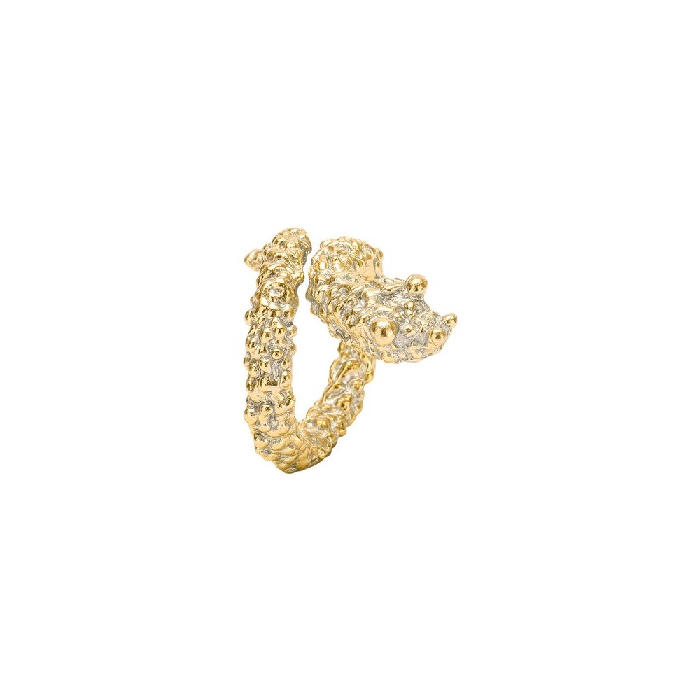 Anello Cobra in Ottone Argentato [ea287b6d]