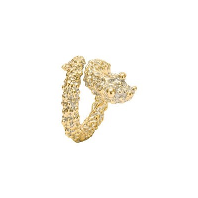 Anello Cobra in Ottone Argentato [ea287b6d]