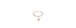 Anello in Oro Rosa 18kt, Stella In Lastra [4f6eb868]