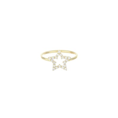 Anello Brillando Stella oro giallo 18kt [1226a4a4]