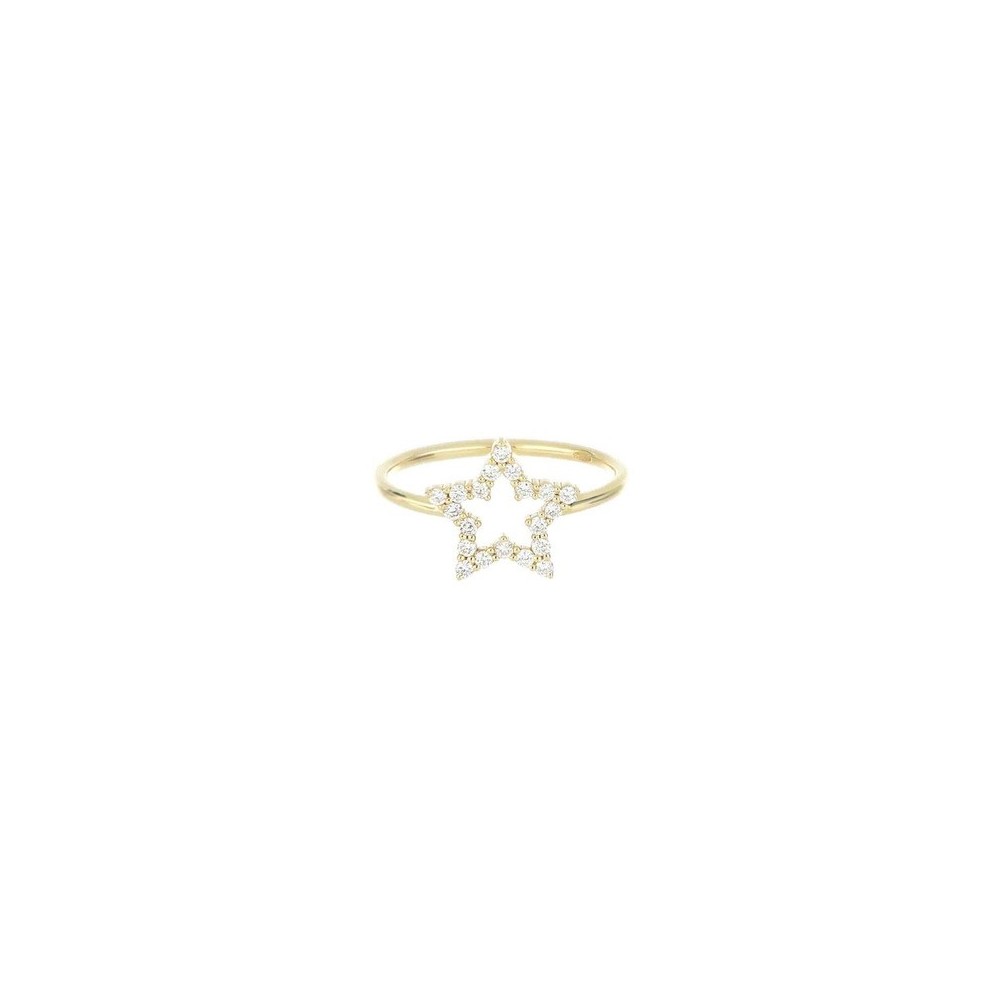 Anello Brillando Stella oro giallo 18kt [1226a4a4]