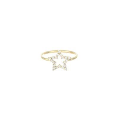 Anello Brillando Stella oro giallo 18kt [1226a4a4]
