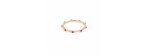 Anello oro rosa 18kt rosa con rubini [e01bbc6c]