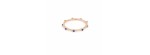 Anello oro rosa 18kt rosa con zaffiri [d87f7962]