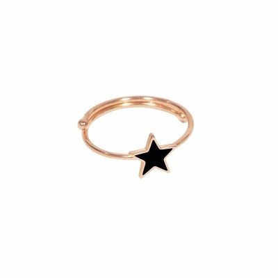 Anello stella nera [42f17931]