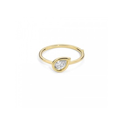 Anello castone goccia diamante bianco [620f1bc8]