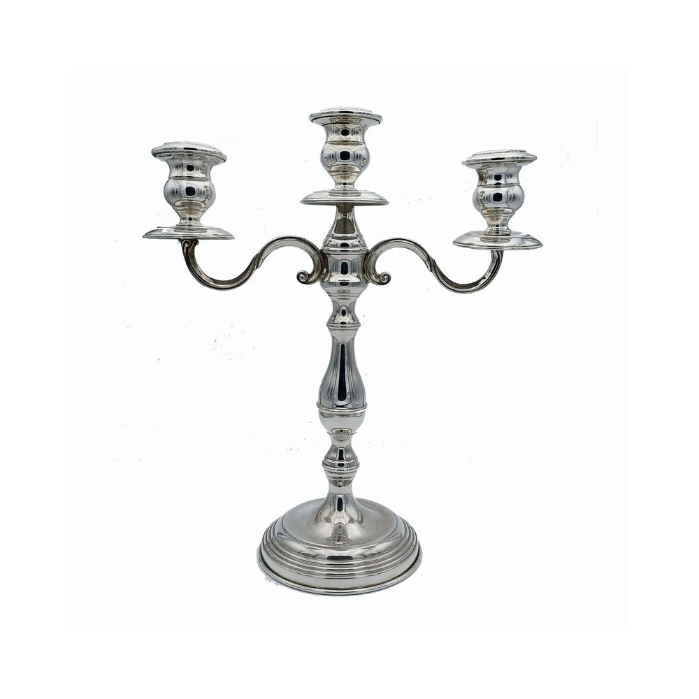 Candelabro 3 fiamme Argento 800 [a6df82dd]