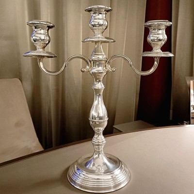 Candelabro 3 fiamme Argento 800 [7ff9c1d0]
