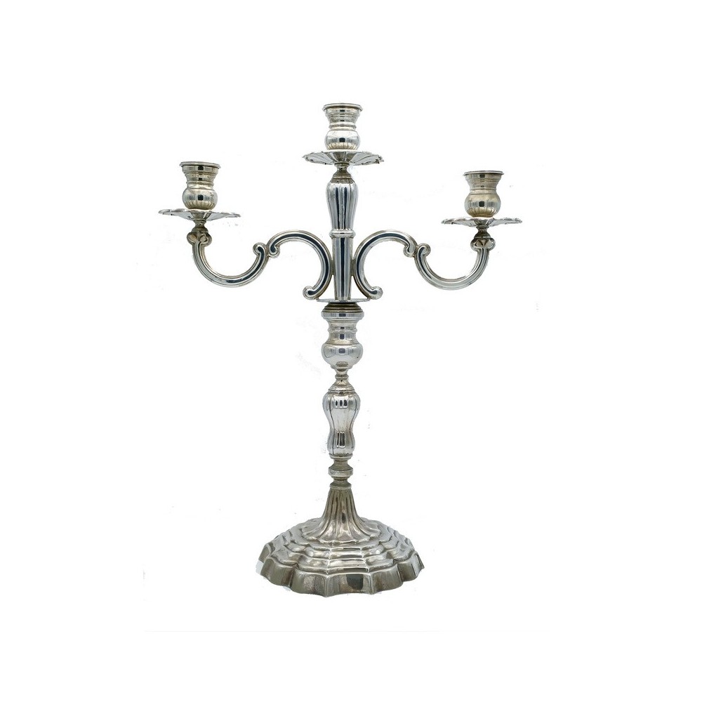 Candelabro 3 fiamme Argento 800 [9423ad2a]